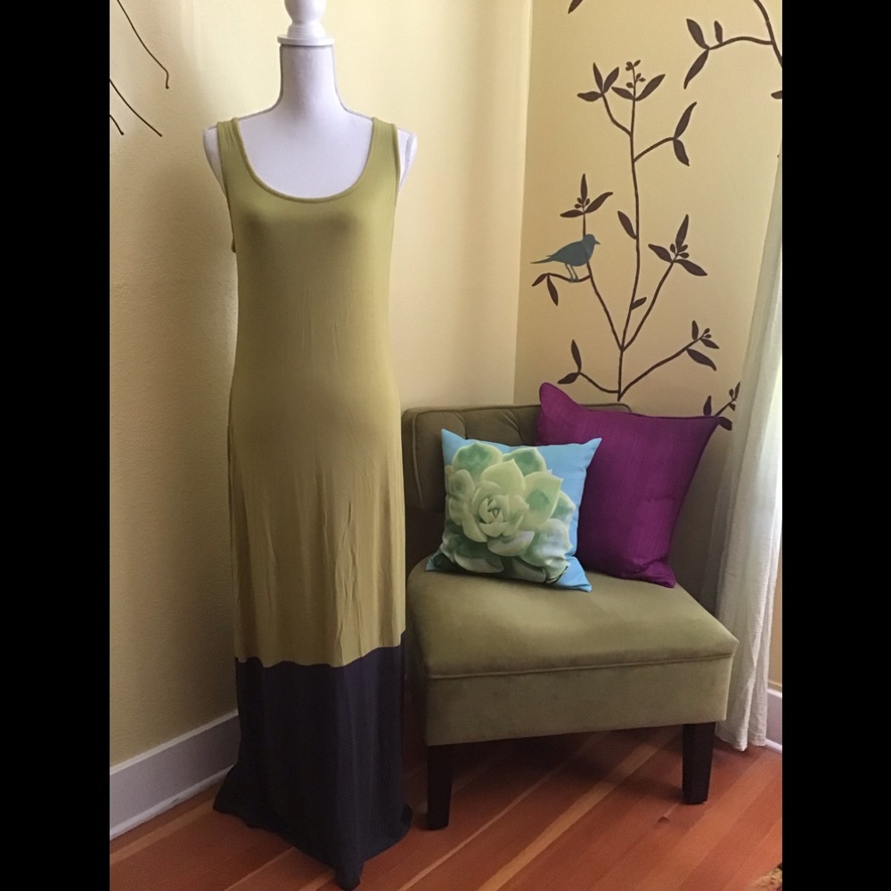 Anthropologie NWT Bordeaux Sleeveless Maxi Dress